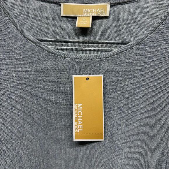 Michael Kors Women’s Sz Small & Sz Medium Hi-Lo Long Sleeve Blue Sweater K625 - Picture 12 of 14